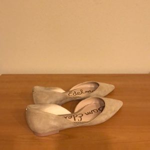 Sam Edelman Rodney Pointy tan D’Orsay Flat